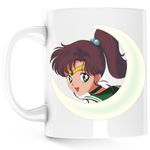 Casa si Gradina - Bucatarie si vesela - Cani si pahare - Cani si cesti - Cana Sailor Moon Jupiter Desene Animate, alba, 330 ml - Infinity.ro