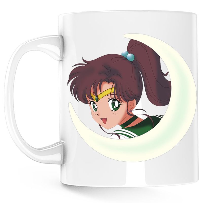 Casa si Gradina - Bucatarie si vesela - Cani si pahare - Cani si cesti - Cana Sailor Moon Jupiter Desene Animate, alba, 330 ml - Infinity.ro