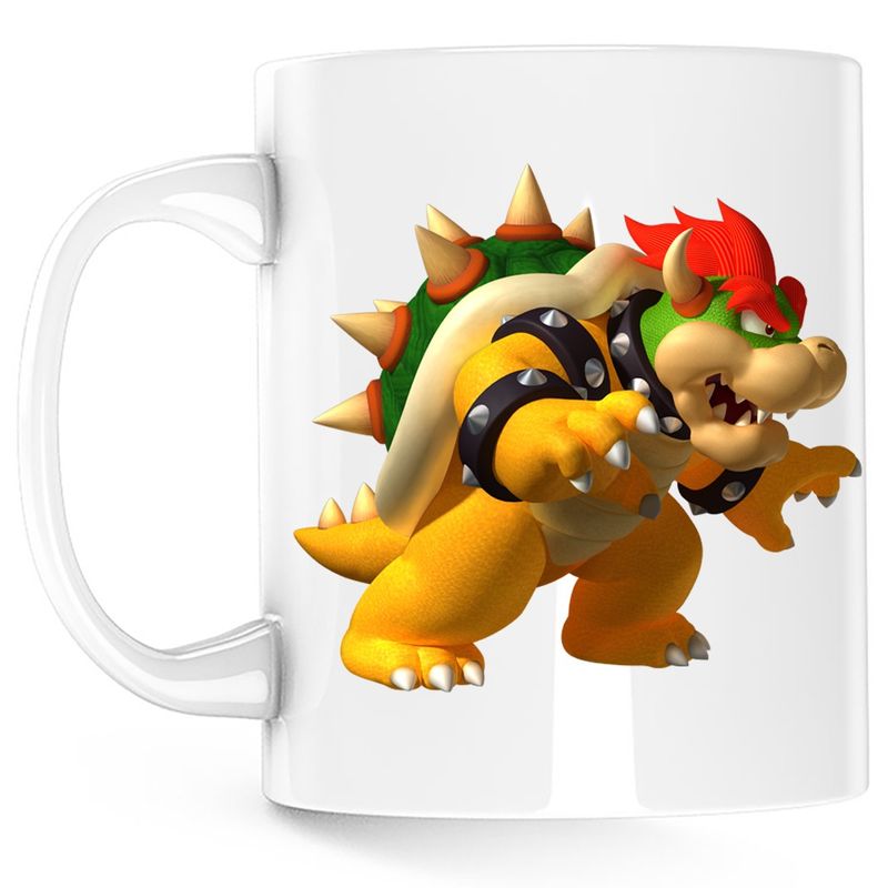 Casa si Gradina - Bucatarie si vesela - Cani si pahare - Cani si cesti - Cana Super Mario Bros Testos Malefic 3D, alba, 330 ml - Infinity.ro