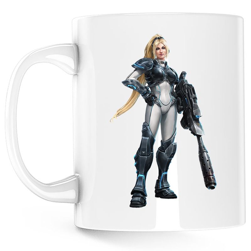 Casa si Gradina - Bucatarie si vesela - Cani si pahare - Cani si cesti - Cana StarCraft II 2 Wings of Liberty Nova, alba, 330 ml - Infinity.ro