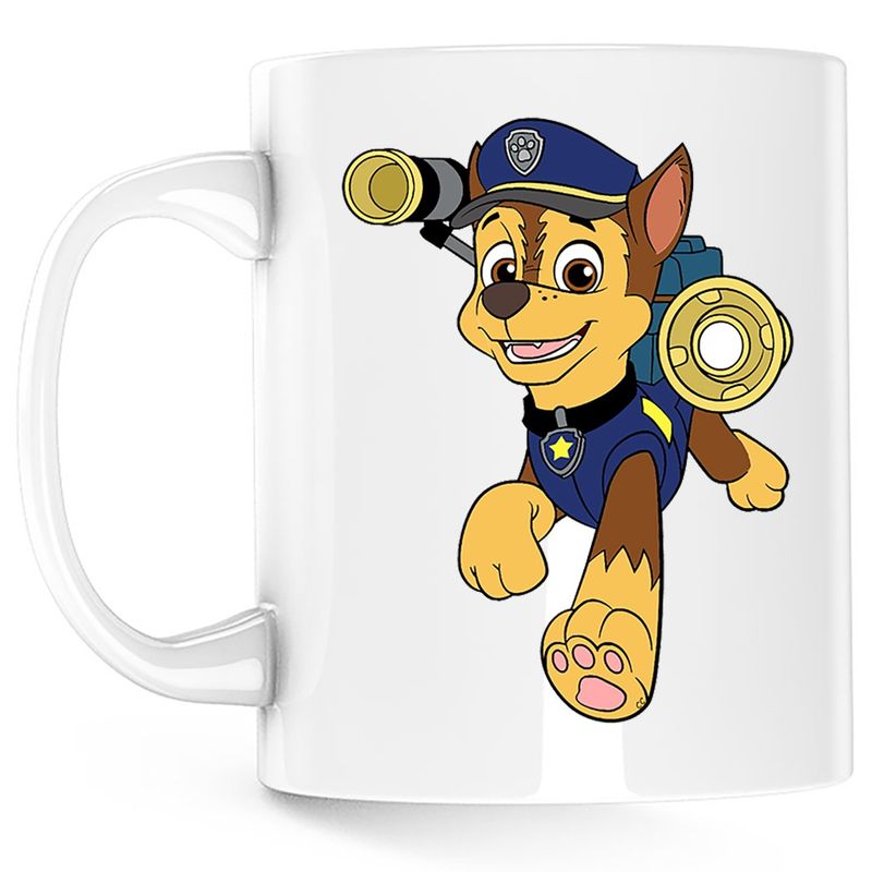 Casa si Gradina - Bucatarie si vesela - Cani si pahare - Cani si cesti - Cana Paw Patrol Desene Animate Catelus Caine Politist, alba, 330 ml - Infinity.ro
