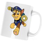 Casa si Gradina - Bucatarie si vesela - Cani si pahare - Cani si cesti - Cana Paw Patrol Desene Animate Catelus Caine Politist, alba, 330 ml - Infinity.ro