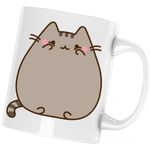 Casa si Gradina - Bucatarie si vesela - Cani si pahare - Cani si cesti - Cana Pusheen Cat Emoji Plush Dragobete Day, alba, 330 ml - Infinity.ro