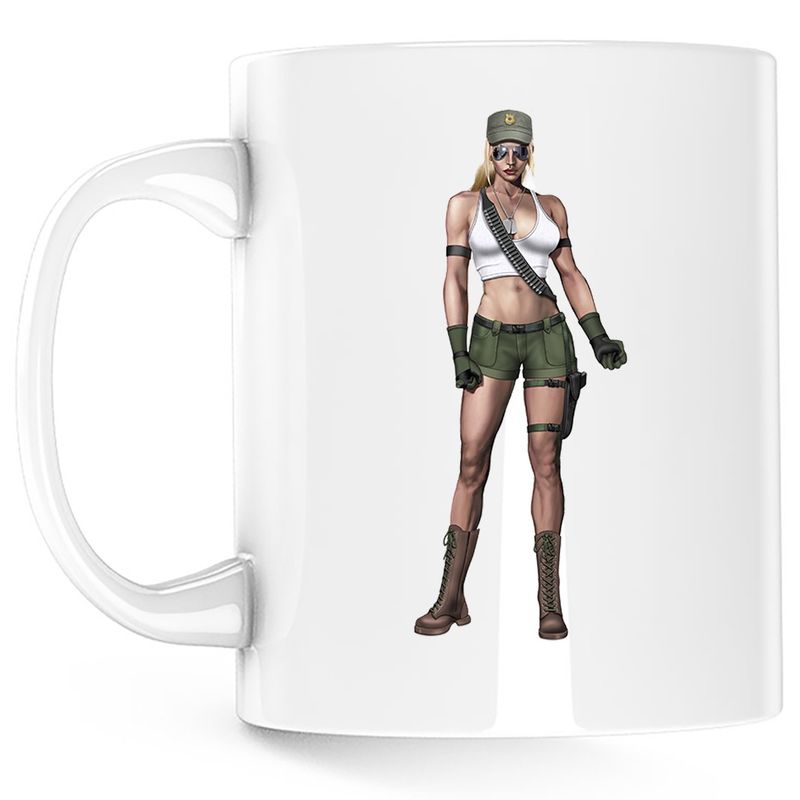 Casa si Gradina - Bucatarie si vesela - Cani si pahare - Cani si cesti - Cana Mortal Kombat Sonya Blade Insects Universe Bloodreyna, alba, 330 ml - Infinity.ro
