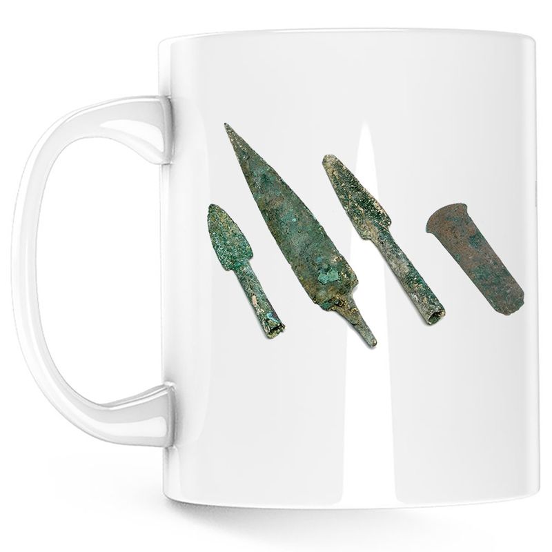 Casa si Gradina - Bucatarie si vesela - Cani si pahare - Cani si cesti - Cana Age of Empires Arheologie Neolitic Istorie, alba, 330 ml - Infinity.ro