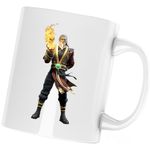 Casa si Gradina - Bucatarie si vesela - Cani si pahare - Cani si cesti - Cana Mortal Kombat Shan Tsung Shao Khan Boss Fighter, alba, 330 ml - Infinity.ro