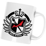 Casa si Gradina - Bucatarie si vesela - Cani si pahare - Cani si cesti - Cana Killing School Life Logo Danganronpa, alba, 330 ml - Infinity.ro