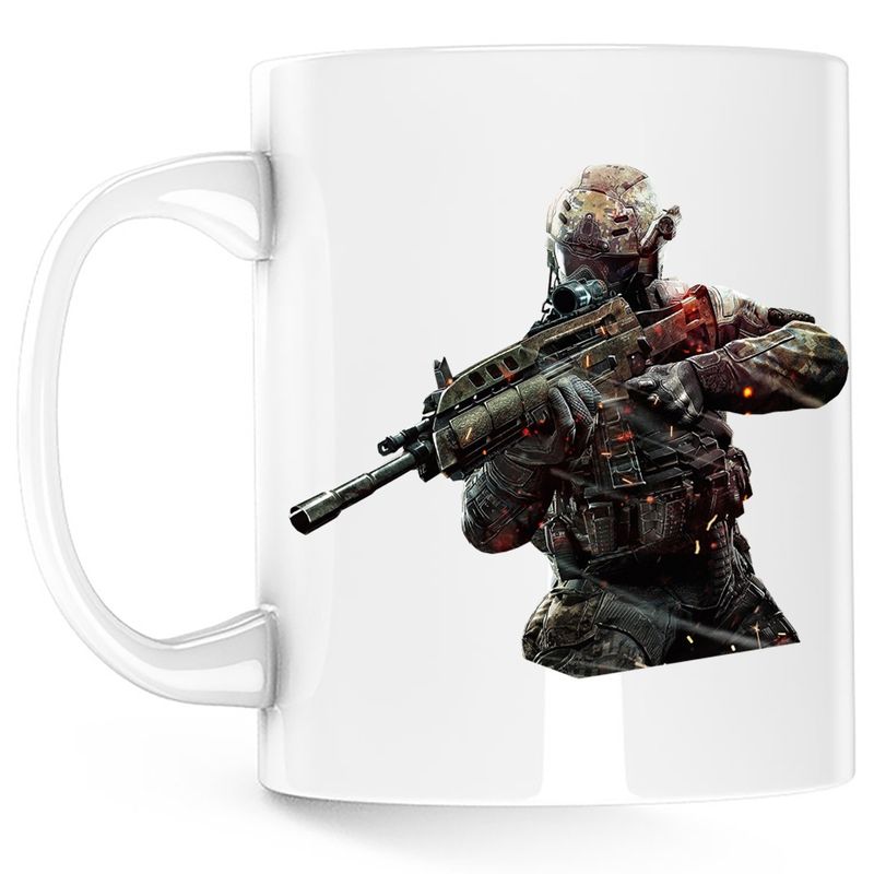 Casa si Gradina - Bucatarie si vesela - Cani si pahare - Cani si cesti - Cana Call of Duty Modern Warfare Sniper, alba, 330 ml - Infinity.ro