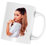 Casa si Gradina - Bucatarie si vesela - Cani si pahare - Cani si cesti - Cana Ariana Grande Cloud Merch Thank U, alba, 330 ml - Infinity.ro