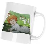 Casa si Gradina - Bucatarie si vesela - Cani si pahare - Cani si cesti - Cana The Promised Neverland Emma Bucurie, alba, 330 ml - Infinity.ro