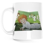 Casa si Gradina - Bucatarie si vesela - Cani si pahare - Cani si cesti - Cana The Promised Neverland Emma Bucurie, alba, 330 ml - Infinity.ro