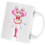 Casa si Gradina - Bucatarie si vesela - Cani si pahare - Cani si cesti - Cana Sailor Moon Chibiusa Pink Roz Anime, alba, 330 ml - Infinity.ro