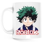 Casa si Gradina - Bucatarie si vesela - Cani si pahare - Cani si cesti - Cana My Hero Academia Roblox Anime Gamer, alba, 330 ml - Infinity.ro