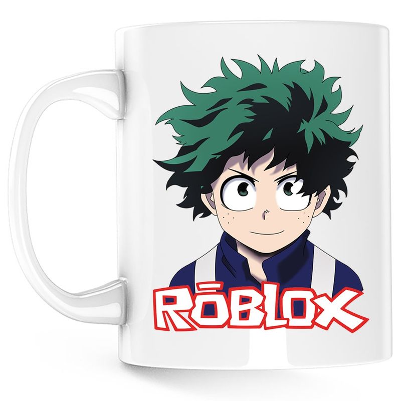 Casa si Gradina - Bucatarie si vesela - Cani si pahare - Cani si cesti - Cana My Hero Academia Roblox Anime Gamer, alba, 330 ml - Infinity.ro