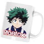 Casa si Gradina - Bucatarie si vesela - Cani si pahare - Cani si cesti - Cana My Hero Academia Roblox Anime Gamer, alba, 330 ml - Infinity.ro