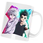 Casa si Gradina - Bucatarie si vesela - Cani si pahare - Cani si cesti - Cana Hunter x Hunter Gon Killua Friends, alba, 330 ml - Infinity.ro