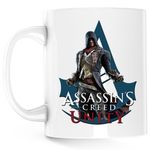 Casa si Gradina - Bucatarie si vesela - Cani si pahare - Cani si cesti - Cana Assassin Creed Unity Gamer Killer, alba, 330 ml - Infinity.ro