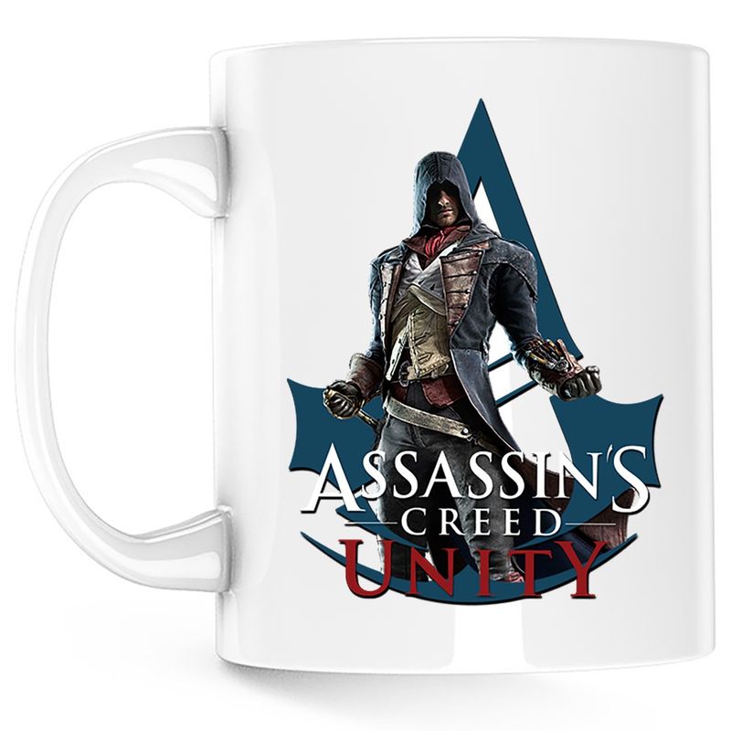 Casa si Gradina - Bucatarie si vesela - Cani si pahare - Cani si cesti - Cana Assassin Creed Unity Gamer Killer, alba, 330 ml - Infinity.ro