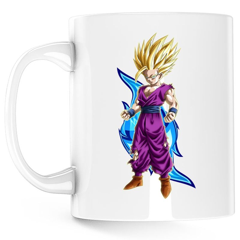 Casa si Gradina - Bucatarie si vesela - Cani si pahare - Cani si cesti - Cana Dragon Ball Z Gohan Youtuber Gamer, alba, 330 ml - Infinity.ro