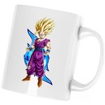 Casa si Gradina - Bucatarie si vesela - Cani si pahare - Cani si cesti - Cana Dragon Ball Z Gohan Youtuber Gamer, alba, 330 ml - Infinity.ro