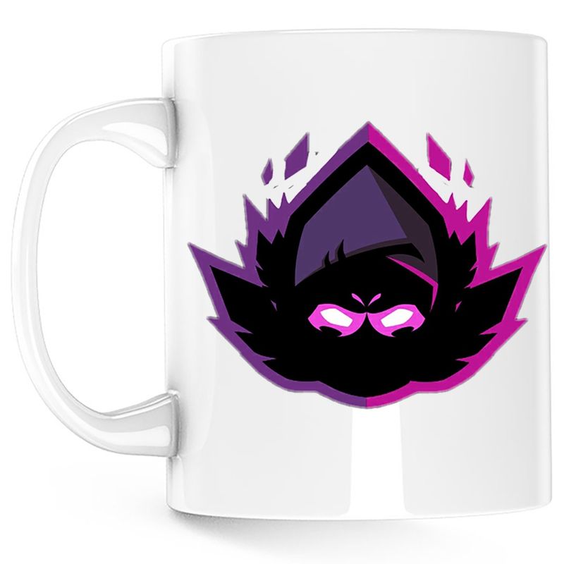 Casa si Gradina - Bucatarie si vesela - Cani si pahare - Cani si cesti - Cana Raven Fortnite Minecraft, alba, 330 ml - Infinity.ro