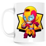Casa si Gradina - Bucatarie si vesela - Cani si pahare - Cani si cesti - Cana Max Brawler Brawl Stars, alba, 330 ml - Infinity.ro