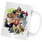 Casa si Gradina - Bucatarie si vesela - Cani si pahare - Cani si cesti - Cana All Crew Gang One Piece Echipaj Pirati, alba, 330 ml - Infinity.ro