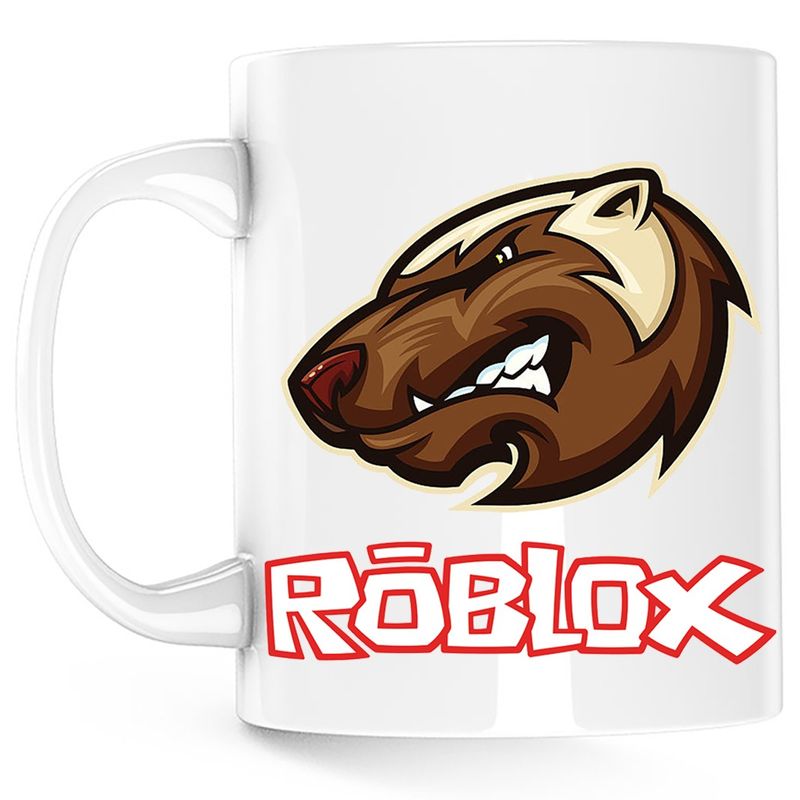 Casa si Gradina - Bucatarie si vesela - Cani si pahare - Cani si cesti - Cana Roblox Cool Werewolf, alba, 330 ml - Infinity.ro