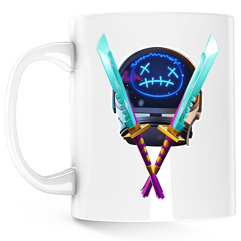 Casa si Gradina - Bucatarie si vesela - Cani si pahare - Cani si cesti - Cana Astro Jack Light Knives Fortnite Epic, alba, 330 ml - Infinity.ro