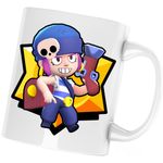 Casa si Gradina - Bucatarie si vesela - Cani si pahare - Cani si cesti - Cana Penny Brawl Stars Play, alba, 330 ml - Infinity.ro