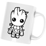 Casa si Gradina - Bucatarie si vesela - Cani si pahare - Cani si cesti - Cana Baby Groot Bebe Craciun Gift Love, alba, 330 ml - Infinity.ro
