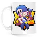 Casa si Gradina - Bucatarie si vesela - Cani si pahare - Cani si cesti - Cana Penny Brawl Stars Play, alba, 330 ml - Infinity.ro