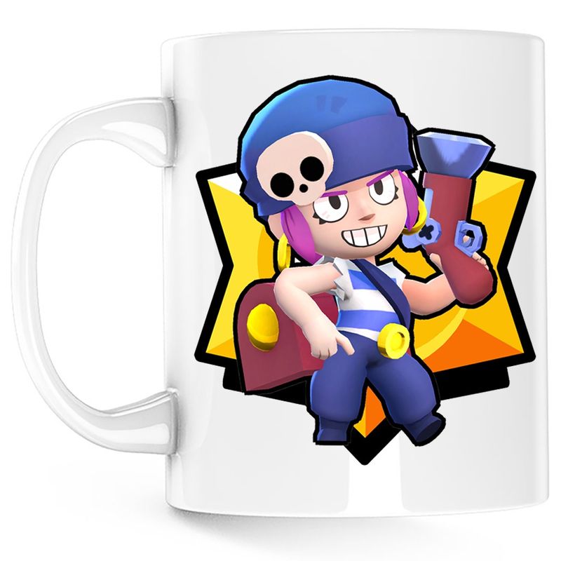 Casa si Gradina - Bucatarie si vesela - Cani si pahare - Cani si cesti - Cana Penny Brawl Stars Play, alba, 330 ml - Infinity.ro