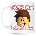 Casa si Gradina - Bucatarie si vesela - Cani si pahare - Cani si cesti - Cana Roblox Master Player, alba, 330 ml - Infinity.ro