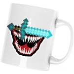 Casa si Gradina - Bucatarie si vesela - Cani si pahare - Cani si cesti - Cana Venom Minecraft Sabie Diamond Sword, alba, 330 ml - Infinity.ro