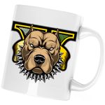 Casa si Gradina - Bucatarie si vesela - Cani si pahare - Cani si cesti - Cana Amstaff Dog GTA, alba, 330 ml - Infinity.ro