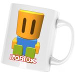 Casa si Gradina - Bucatarie si vesela - Cani si pahare - Cani si cesti - Cana Roblox The Noob Gaming, alba, 330 ml - Infinity.ro