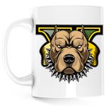 Casa si Gradina - Bucatarie si vesela - Cani si pahare - Cani si cesti - Cana Amstaff Dog GTA, alba, 330 ml - Infinity.ro