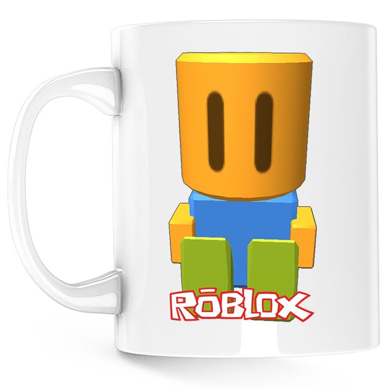 Casa si Gradina - Bucatarie si vesela - Cani si pahare - Cani si cesti - Cana Roblox The Noob Gaming, alba, 330 ml - Infinity.ro