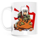 Casa si Gradina - Bucatarie si vesela - Cani si pahare - Cani si cesti - Cana Naruto Jiraiya Uzumaki Manga Anime, alba, 330 ml - Infinity.ro