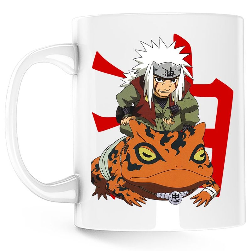 Casa si Gradina - Bucatarie si vesela - Cani si pahare - Cani si cesti - Cana Naruto Jiraiya Uzumaki Manga Anime, alba, 330 ml - Infinity.ro