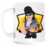 Casa si Gradina - Bucatarie si vesela - Cani si pahare - Cani si cesti - Cana Bull Brawl Stars Fortnite, alba, 330 ml - Infinity.ro