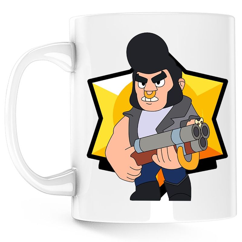 Casa si Gradina - Bucatarie si vesela - Cani si pahare - Cani si cesti - Cana Bull Brawl Stars Fortnite, alba, 330 ml - Infinity.ro