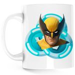 Casa si Gradina - Bucatarie si vesela - Cani si pahare - Cani si cesti - Cana Wolverine Legendary Skin Fortnite VBucks, alba, 330 ml - Infinity.ro