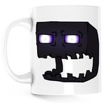 Casa si Gradina - Bucatarie si vesela - Cani si pahare - Cani si cesti - Cana Minecraft Enderman Speriat, alba, 330 ml - Infinity.ro