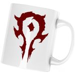 Casa si Gradina - Bucatarie si vesela - Cani si pahare - Cani si cesti - Cana World of Warcraft Horde Orc WoW Azeroth, alba, 330 ml - Infinity.ro