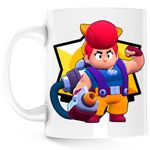 Casa si Gradina - Bucatarie si vesela - Cani si pahare - Cani si cesti - Cana Pam Skin Brawl Stars GTA, alba, 330 ml - Infinity.ro