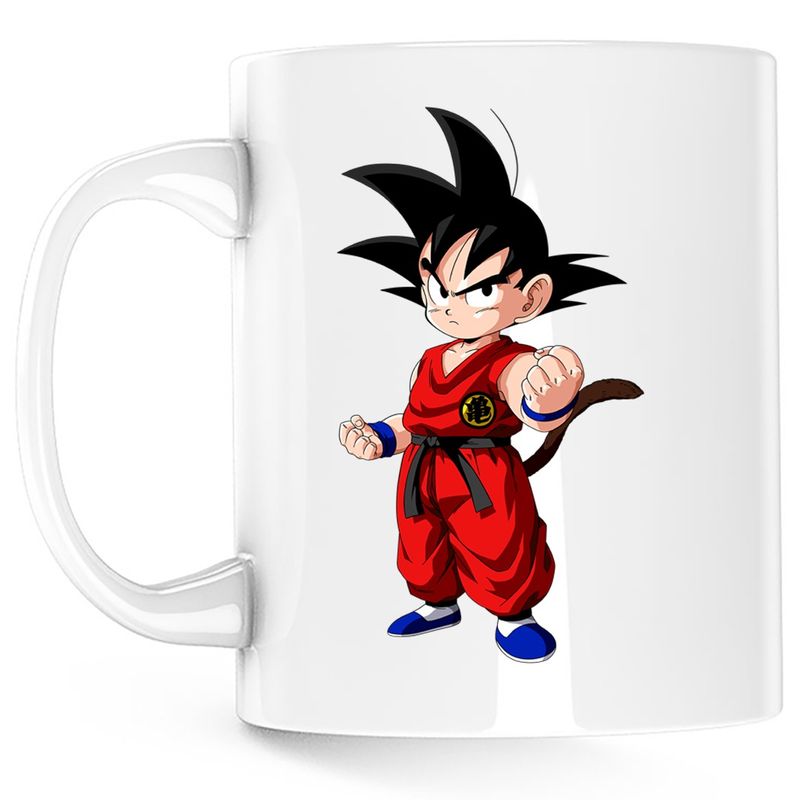 Casa si Gradina - Bucatarie si vesela - Cani si pahare - Cani si cesti - Cana Dragon Ball Z Son Goku DBZ Gta, alba, 330 ml - Infinity.ro