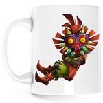 Casa si Gradina - Bucatarie si vesela - Cani si pahare - Cani si cesti - Cana Legend of Zelda Majoras Mask, alba, 330 ml - Infinity.ro