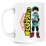 Casa si Gradina - Bucatarie si vesela - Cani si pahare - Cani si cesti - Cana Boku no Hero Academia Midoriya Cosplay, alba, 330 ml - Infinity.ro